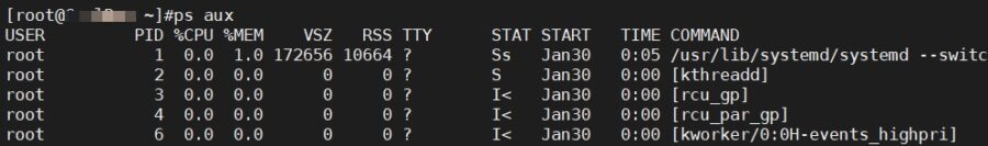 Linux系统的ps aux命令中，aux具体代表的是什么意思？（附图例） - 经验宝